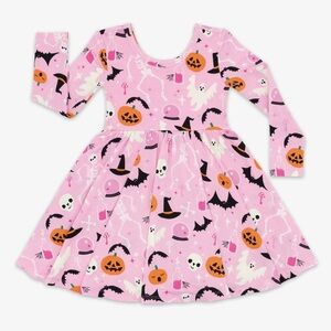 Little Sleepies Glowing Ghouls Twirl Dress Size 7
